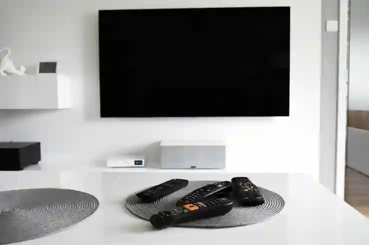 삼성 TV 이전 설치 및 액세서리 추천 후기